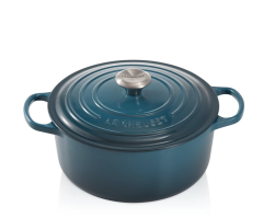 LE CREUSET - Signature - Braadpan rond Deep Teal 20cm 2,40l