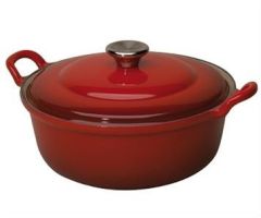 LE CREUSET - Faitout - Braadpan 28cm 4,90l Kersenrood