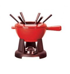 LE CREUSET - Fonduesets - Fondueset 20cm 2,00l Kersenrood