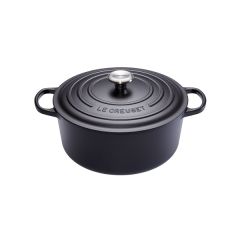 LE CREUSET - Signature - Braadpan 22cm Mat Zwart