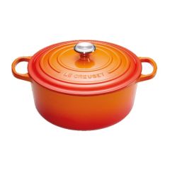 LE CREUSET - Signature - Braadpan rond 28cm 6,70l Oranjerood