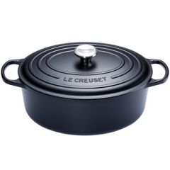 LE CREUSET - Signature - Braadpan Ovaal 40cm Mat Zwart