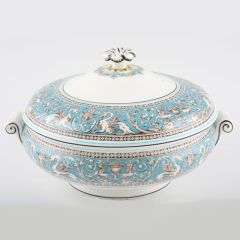 WEDGWOOD - Florentine Turquoise - Dekschaal 20cm