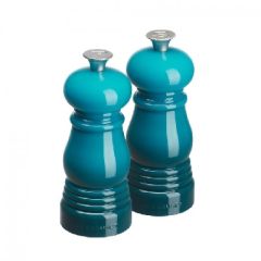 LE CREUSET - Le Moulin - Mini molens Set/2 11cm Deep Teal