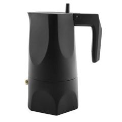 ALESSI - Ossidiana - Espressomaker 3kops Zwart