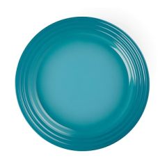 LE CREUSET - Aardewerk - Ontbijtbord 22cm Caribbean Blue