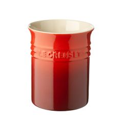 LE CREUSET - Aardewerk - Lepelpot Kersenrood