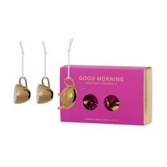 Urban Nature Culture - Good Morning - Kerstornamenten 3-dlg Gold