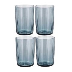 BITZ - Kusintha - Waterglas 0,28l s/4 Blue