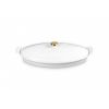 LE CREUSET - Aardewerk - Ovenschaal Vis Heritage 34cm Wit