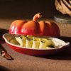 LE CREUSET - Halloween - Botervloot Pompoen 15x10cm Wit