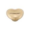 LE CREUSET - L' Amour - Knop RVS hart 4,7cm Goud