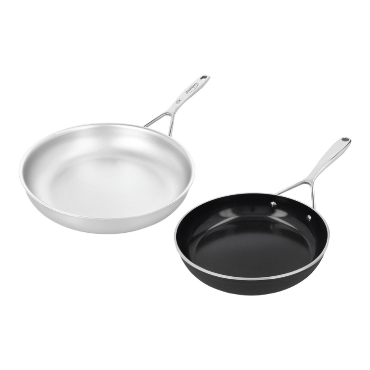 DEMEYERE - Silverline 7 - Koekenpan 28cm Nanotouch + gratis Alu Pro 3 Ceraforce 24cm twv 79,-