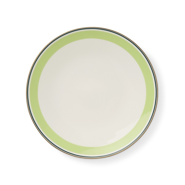 DIBBERN - Capri Coupe - Dinerbord 28cm Spring Green/Dark Gr