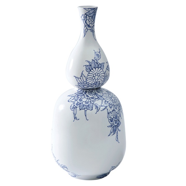 ROYAL DELFT - Blue D1653 - Vaas h38cm 'Double Gourd'