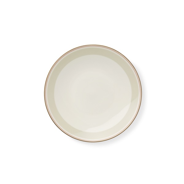 DIBBERN - Capri Coupe - Gebakbordje 17cm Khaki/Rose