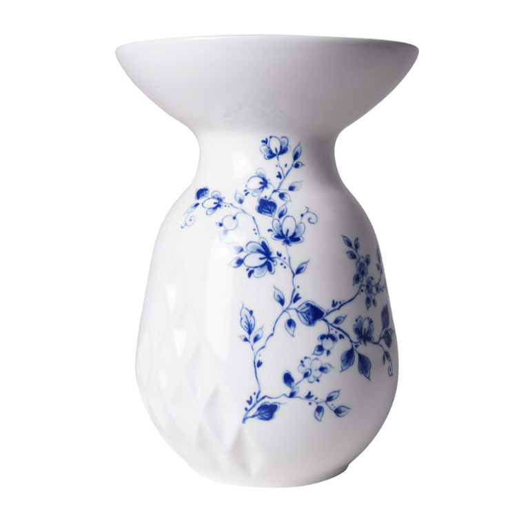 HEINEN - Blauw Vouw - Kraagvaas 25cm