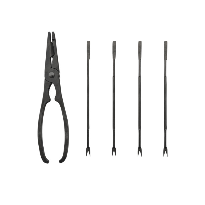 POINT-VIRGULE - Seafood - Kreeftenset 5-dlg RVS zwart