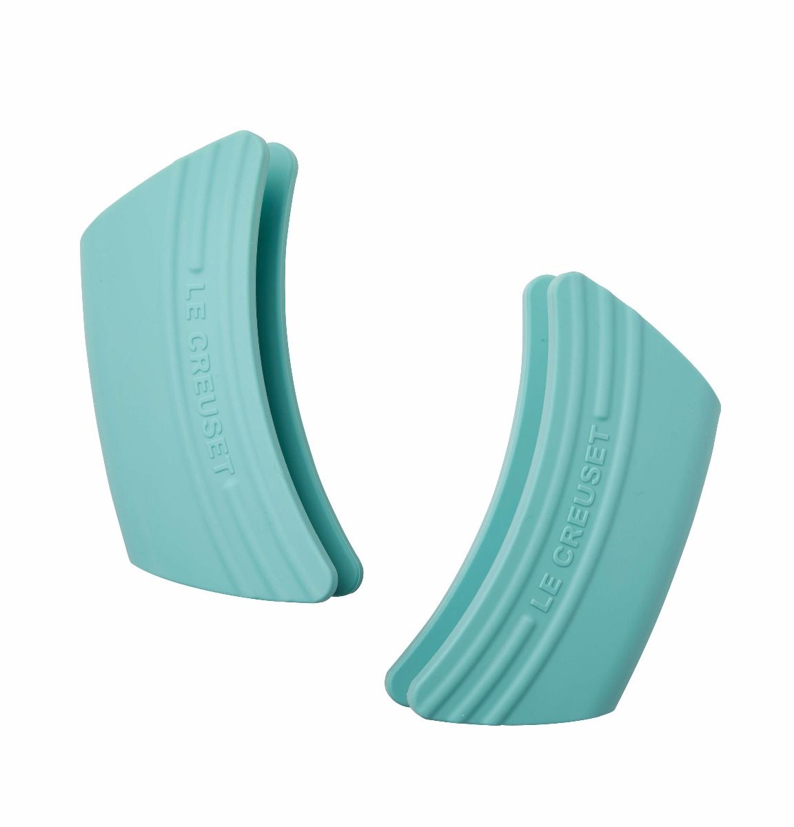 LE CREUSET - Siliconen - Set/2 handgrepen Caribbean Blue