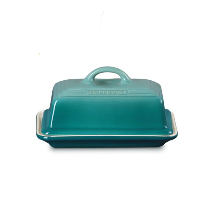 LE CREUSET - Aardewerk - Botervloot Bleu Riviera