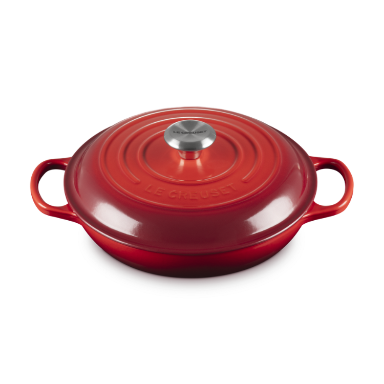 LE CREUSET - Signature - Campagnard 26cm 2,20l Kersenrood