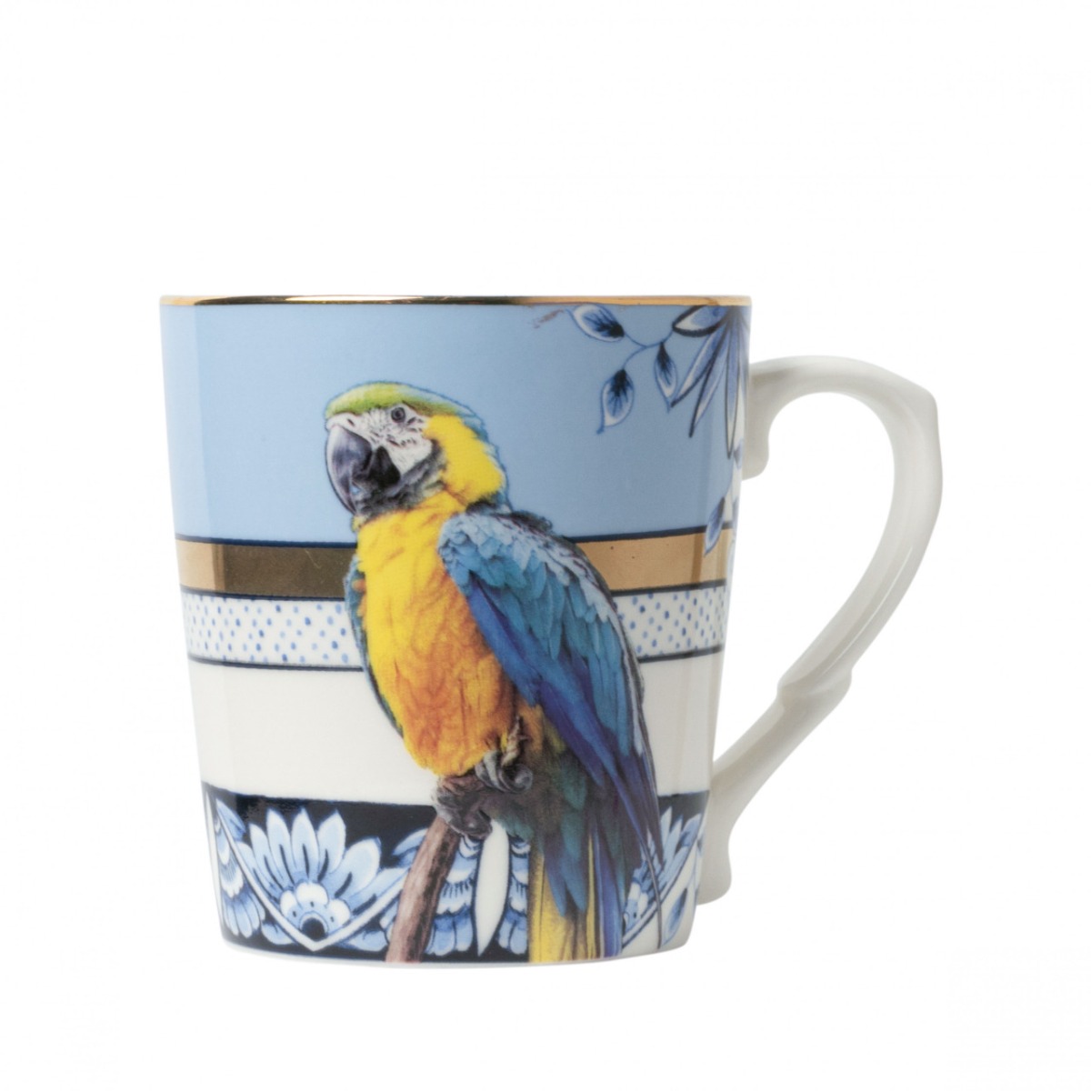 Mok Mandala Papegaai| Heinen Delfts Blauw | Souvenir