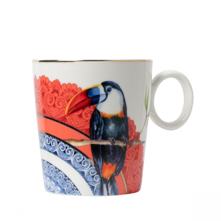 Mok Mandala Toekan | Heinen Delfts Blauw | Souvenir
