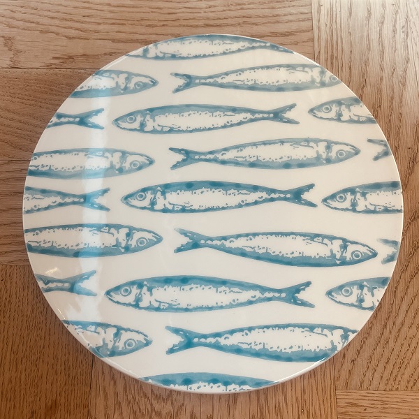 DURO - Shoal of Sardines - Pannenonderzetter 24cm Turqoise