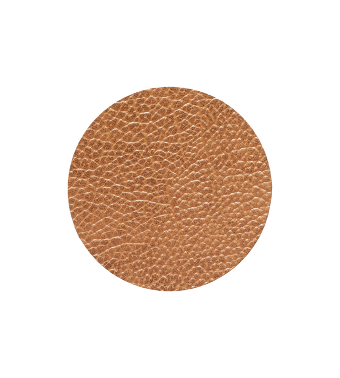 LIND DNA - Glass Mat Circle - Onderzetter 10cm Hippo Nature