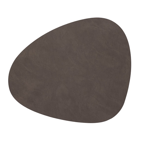 Lind Nupo placemat curve 37x44cm caviar