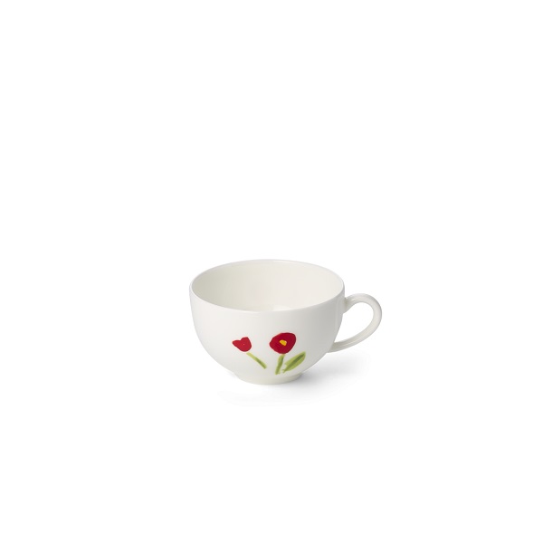 DIBBERN - Impression Red Flower Classic - Espressokop rond 0,11l