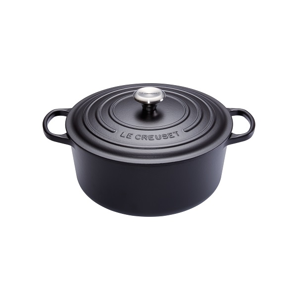 LE CREUSET - Signature - Braadpan 22cm Mat Zwart