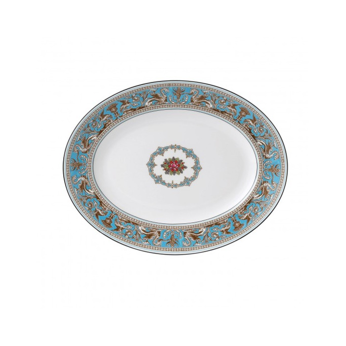 WEDGWOOD - Florentine Turquoise - Vleesschotel 35cm