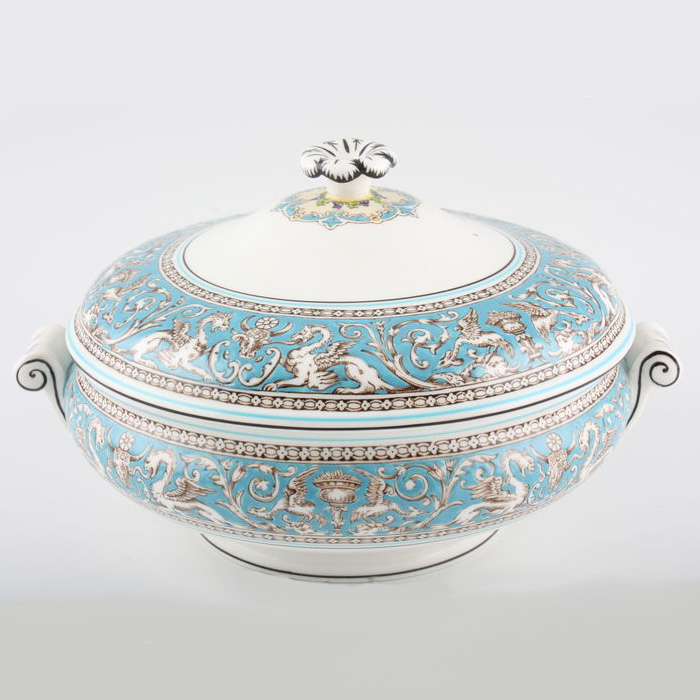 WEDGWOOD - Florentine Turquoise - Dekschaal 20cm