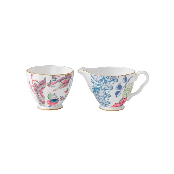 WEDGWOOD - Butterfly Bloom - Suiker en melk Set/2