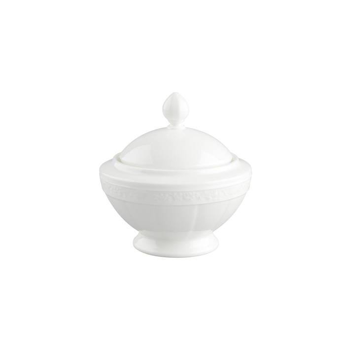 VILLEROY & BOCH - White Pearl - Suikerpot 6pers 0,35l