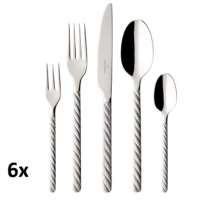 VILLEROY & BOCH - Montauk - Bestekset 6 persoons 30-dlg VILLEROY & BOCH - Montauk - Bestekset 6 persoons 30-dlg