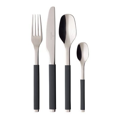 VILLEROY & BOCH - S+ - Bestekset 6 pers 24-dlg Cosy Grey VILLEROY & BOCH - S+ - Bestekset 6 pers 24-dlg Cosy Grey