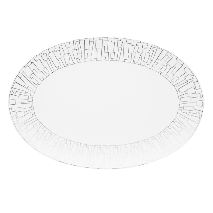 ROSENTHAL STUDIO LINE - Tac Skin Platin - Vleesschaal 34cm