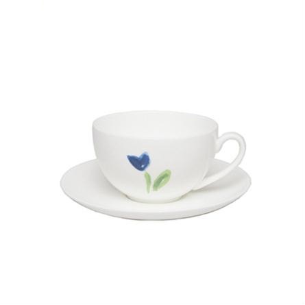 DIBBERN - Impression Blue Flower Classic - Koffie-/theekop rond 0,25l