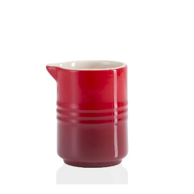 LE CREUSET - Aardewerk - Melkkannetje rood NIEUW