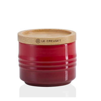 LE CREUSET - Aardewerk - Suikerpot 0,08L Rood