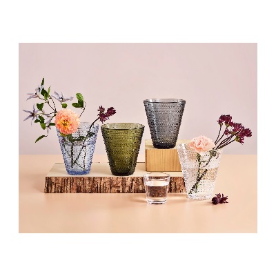 IITTALA - Kastehelmi - Vaas 154mm Grijs