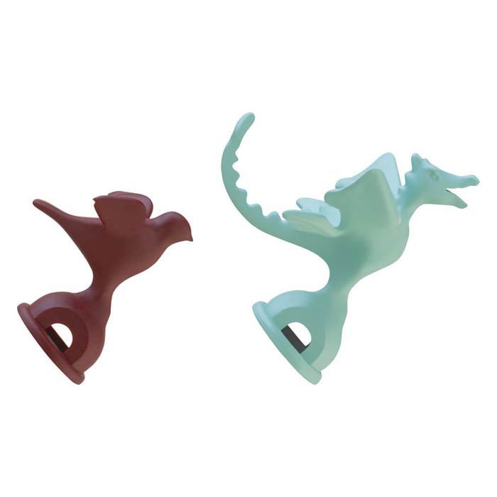 ALESSI - Tea Rex - Fluitjes voor ketel 'Tea Rex' 2-del
