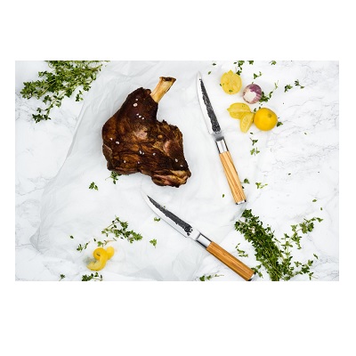 FORGED - Olive Forged - Steakmes s/4 Olijfhout