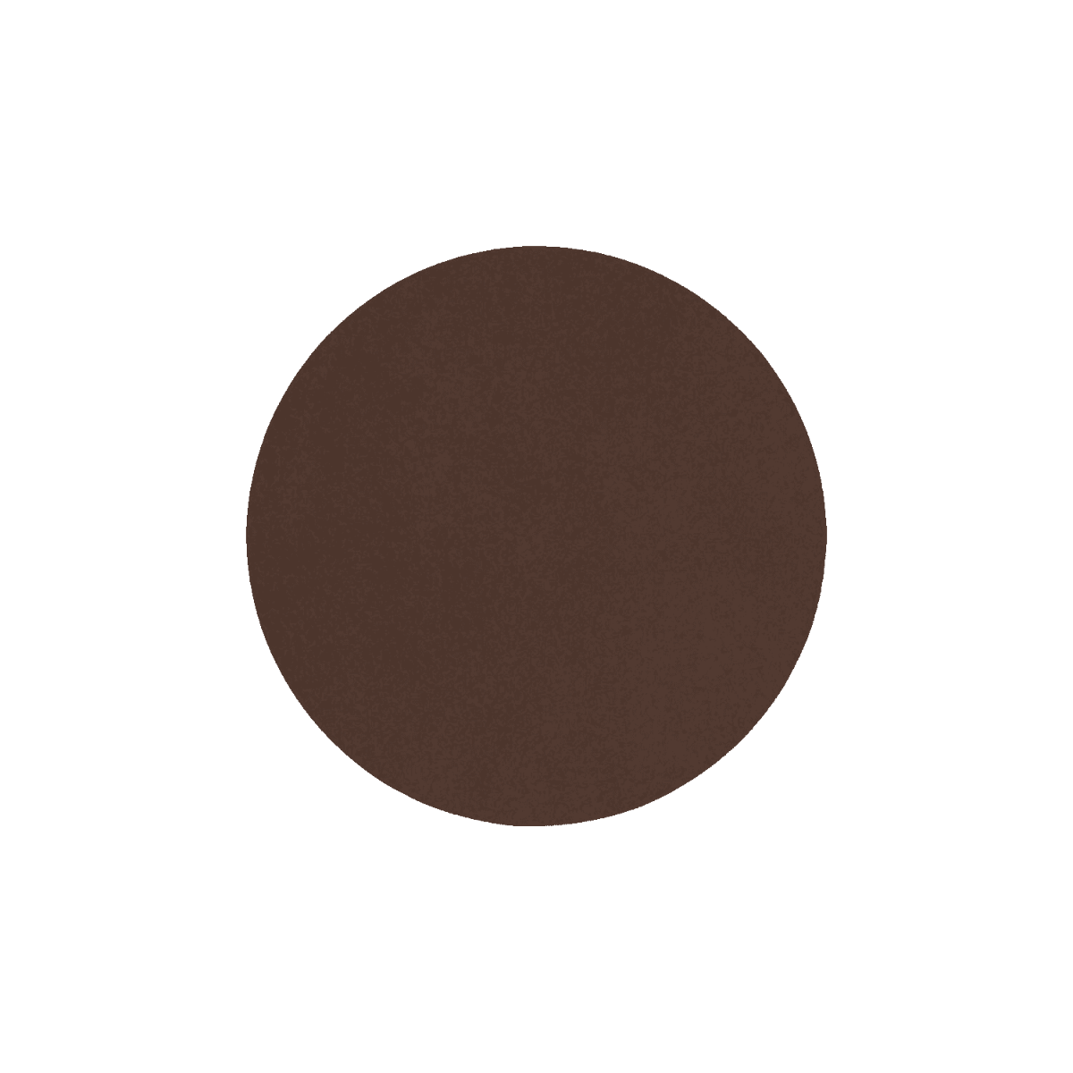 LIND DNA - Glass Mat Circle - Onderzetter 10cm Nupo Dark Brown