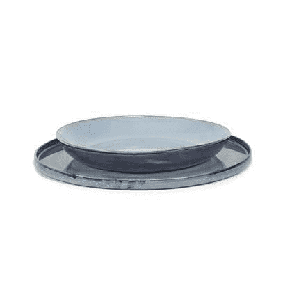 SERAX - Terres de Reves - Serveerschaal 29cm D. Blue/light bl