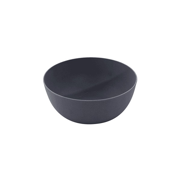 POINT-VIRGULE - PLA - Saladeschaal 23cm Donkergrijs