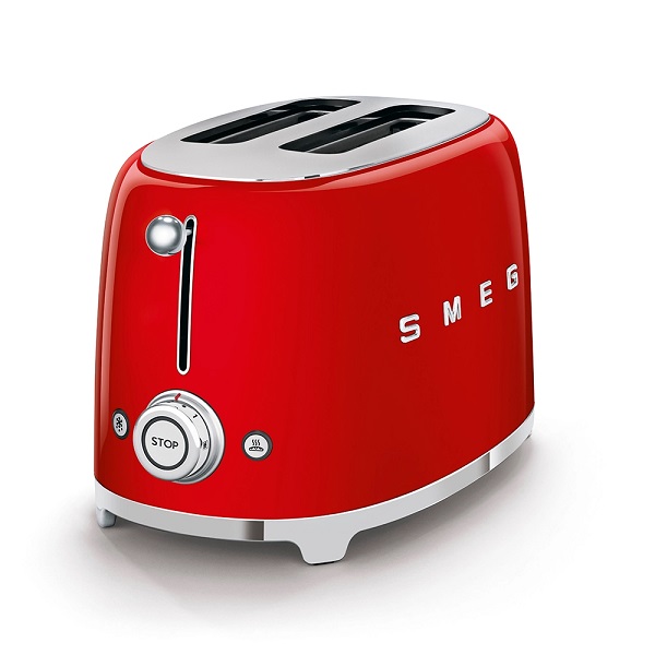 SMEG - Broodrooster - TSF01RDEU Broodrooster 2x2 Rood