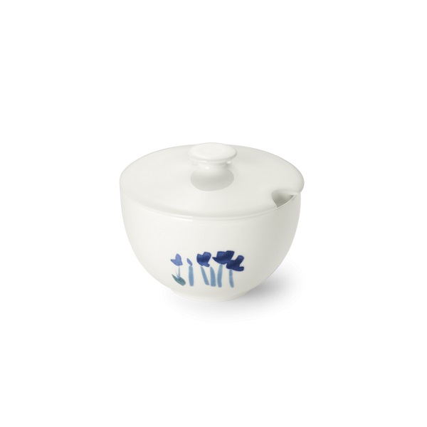 DIBBERN - Impression Blue Flower Classic - Suikerpot MD 0,25L Rond